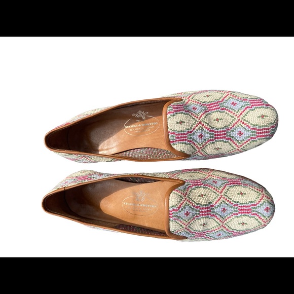 Stubbs & Wootton Shoes - Stubbs & Wootton Needlepoint Slipper Loafer-Size 7